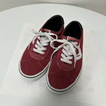VANS 스니커즈 빨간색 VANS SPORT 37.0 23.5cm