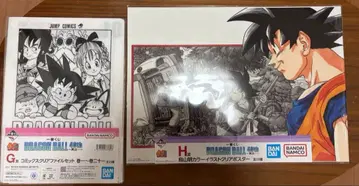 제일복권 드래곤볼 40th 클리어 포스터 클리어 파일 4점