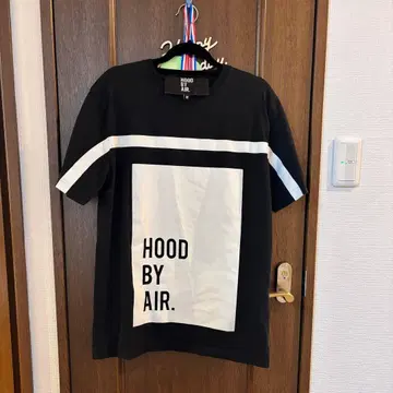 HOOD BY AIR 블랙 T셔츠 XS 후드 바이 에어 HBA
