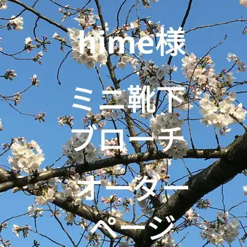 hime님 미니 양말 브로치 오더 페이지