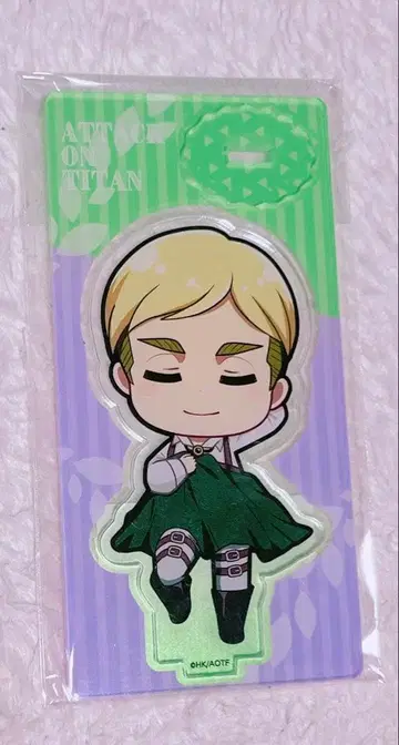 새상품 진격의 거인 엘빈 아크릴 스탠드 히나타보코ver. 미니 캐릭터