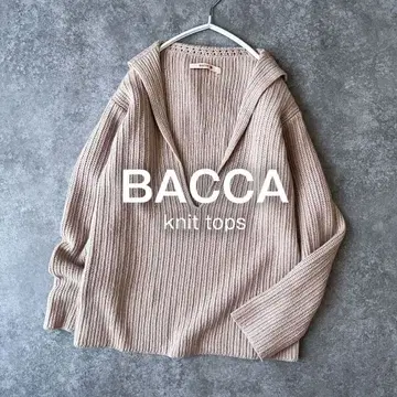 투모로우랜드 바카 캐시미어 울 니트 V넥 베이지 I28