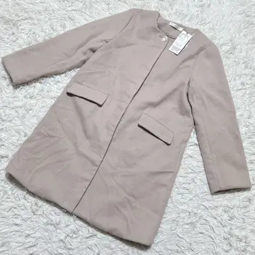 [ c6822 ] MAJESTIC LEGON 노카라 코트 베이지