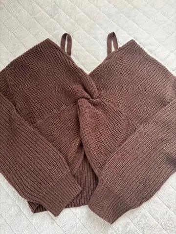 EMODA 브라운 긴팔 니트 F