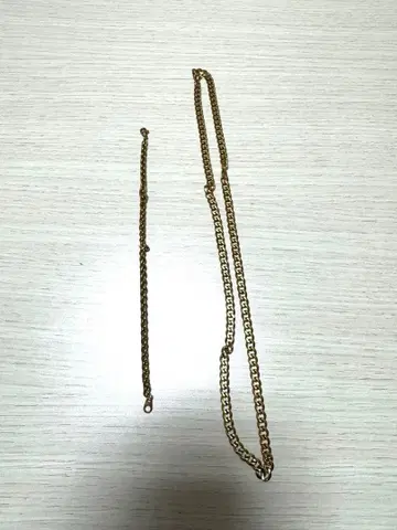 골드 컬러 써지컬 스테인리스 목걸이, 팔찌 316L