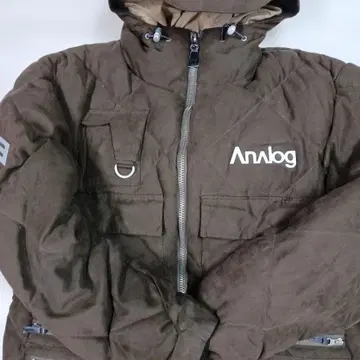 아날로그 브라운 다운 자켓