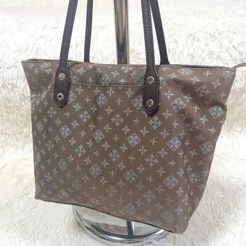 러셋 토트백 숄더 나일론 x 가죽 A4