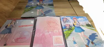 푸른상자 다이토 복권 히나 세트 클리어 파일 아크릴 스탠드 러버 포스터