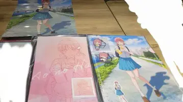 푸른상자 다이토 복권 히나 세트 클리어 파일 러버 스트랩 포스터