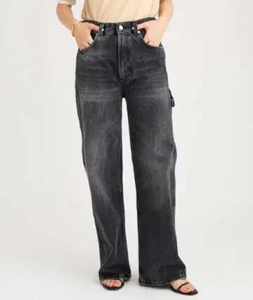 haikure 밑단 기장 수선 없음 데님 팬츠