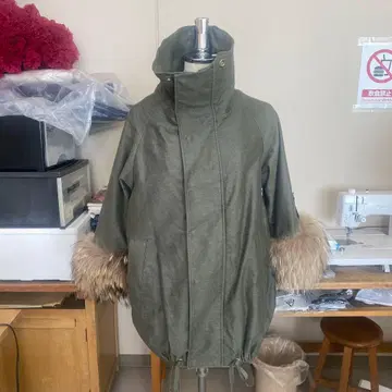 팬츠 올리브 그린 모즈 코트 모리계 코디