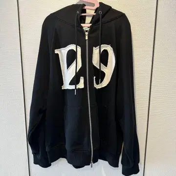 ILLIGO 로고 패치 후드 집업 후드티