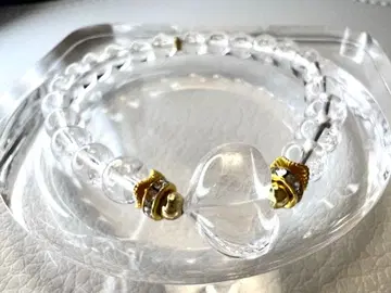 히말라야 수정 하트 수정 팔찌