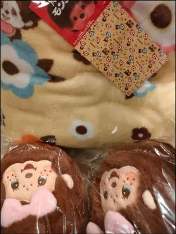 몽치치 포근포근 룸슈즈 프리 사이즈 몽치치 담요