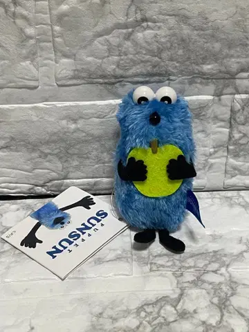 퍼펫 순순 봉제 인형 마스코트 후르츠 ver. 사과 파랑 2