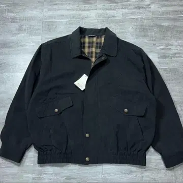 90s 스웨이드 스윙탑 해링턴 자켓