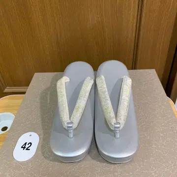 일본 의류 조리 사오리 L 사이즈 노란색 무늬