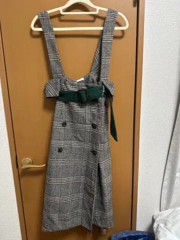 redyazel 체크 원피스