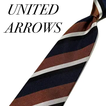 3853 새상품급 유나이티드 애로우즈 넥타이 레지멘탈 멀티 스트라이프