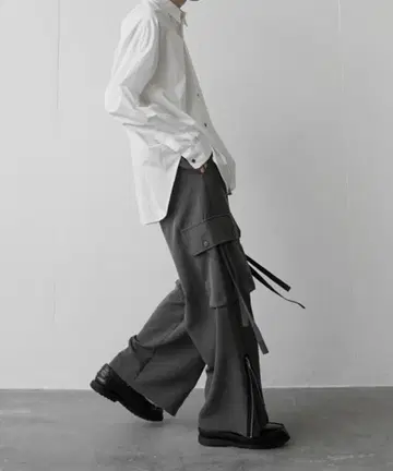 Casper John 파라슈트 슬랙스 차콜 그레이 M