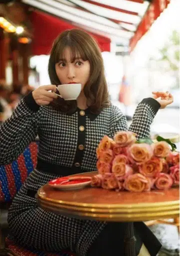 Buckingham Houndstooth knit dress