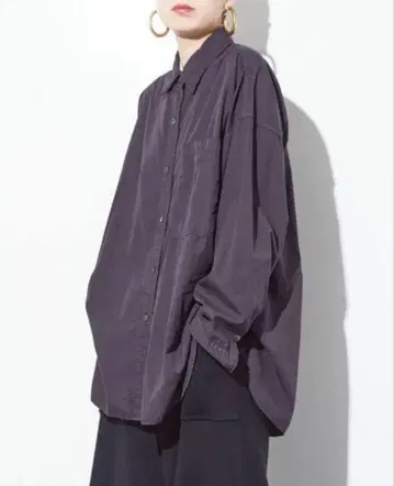 CITYSHOP 가먼트 다이 셔츠 블랙