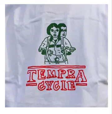 TEMPRA 테라 사이클 T셔츠 XL