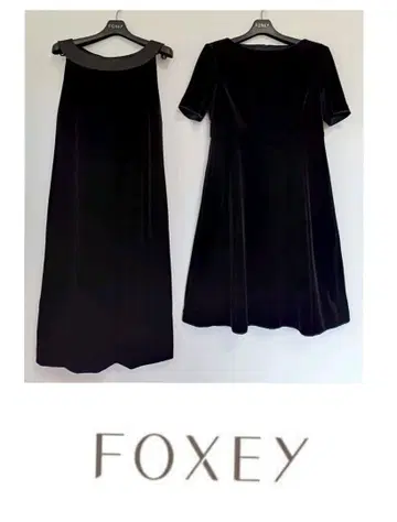 폭시 뉴욕 데이지 벨로아 드레스 원피스 2세트 38