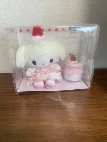 산리오 딸기 휘핑 케이크 봉제 인형 & 액세서리 세트 마이멜로디