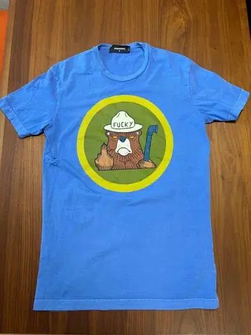 DSQUARED2 로고 T셔츠 M Fxxkin Bear