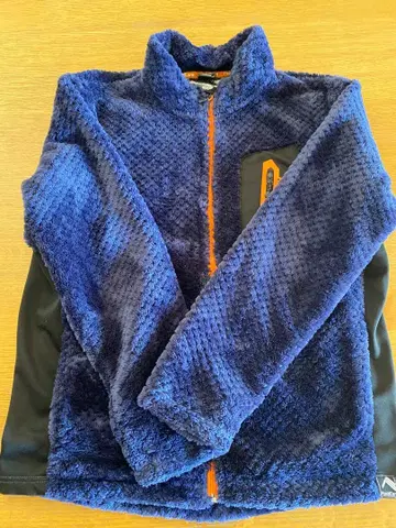 기무라 타쿠야 착용 워크맨 플리스 자켓 네이비 오렌지 M