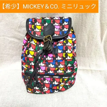 [레어] MICKEY&CO. 컬러풀 미니 백팩 미키 mickey
