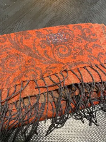 LUCIANO SOPRANI 오렌지 무늬 스톨