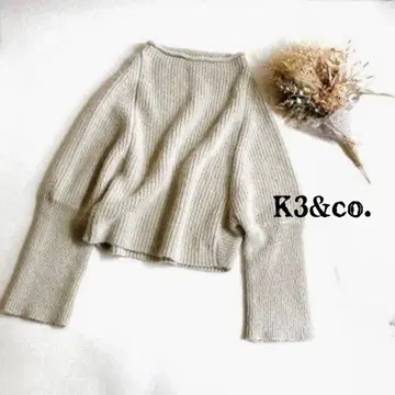 [ 새상품급 ] 케이스리&코 푸근한 모헤어 디자인 니트 최근 베이지