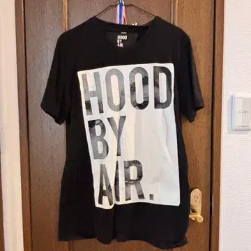 HOOD BY AIR 로고T셔츠 블랙 후드바이 에어 HBA