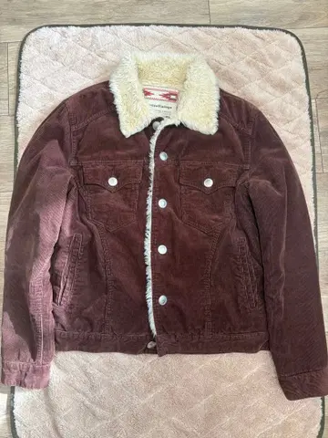 EDWIN 에드윈 코듀로이 보아 자켓 브라운 M