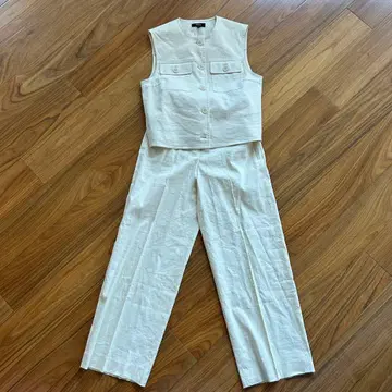 [새상품급] Theory 띠어리 린넨 셋업 라이트 린넨 2사이즈