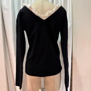 CLANE 2WAY FRILL V NECK KNIT TOPS