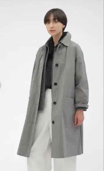 MHL PROOFED COTTON POPLIN 스텐카라 코트 사이즈 II