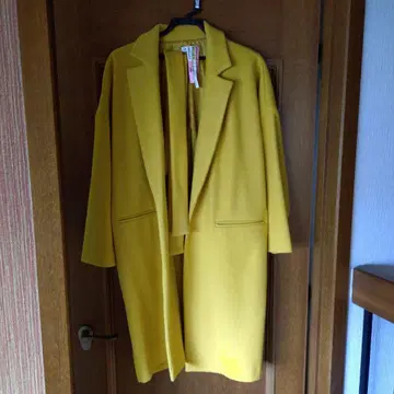 노스탤지어 NOSTALGIA 머스타드 롱 코트