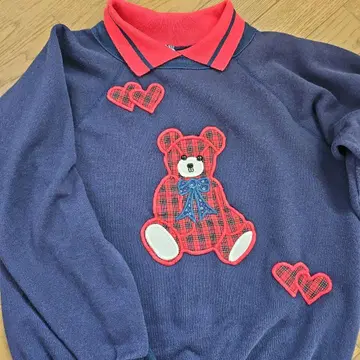 빈티지 베어 네이비 맨투맨