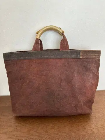 감즙 염색 토트백