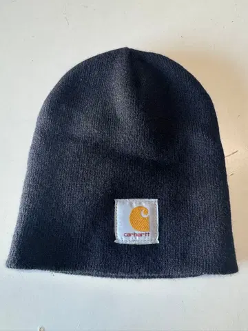 칼하트 비니 니트 모자 USA 로고 블랙