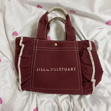 JILL by JILLSTUART 버건디 토트백