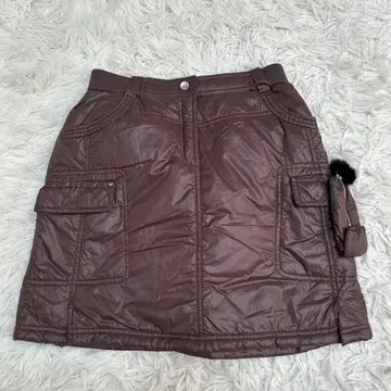 adabat 아다바트 골프웨어 나일론 스커트 브라운