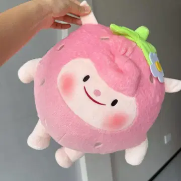 딸기 캐릭터 봉제 인형
