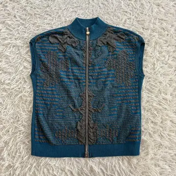 Heal Creek 슬리브리스 니트탑