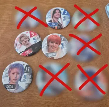 캐릭터 캔뱃지 세트