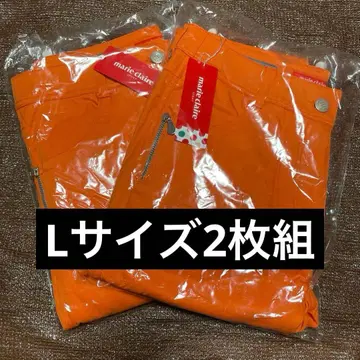 [새상품] 마리끌레르 골프 팬츠 L 사이즈 오렌지 2장 세트