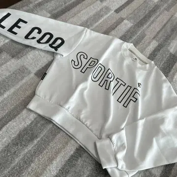 LE COQ SPORTIF 스포츠 맨투맨 화이트